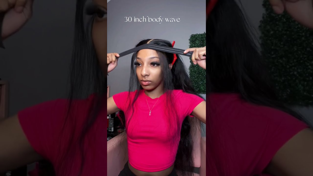 Hey Girls Have You Tried The 30 Inch Wig Very Beautiful Wiginstall Bodywave Wigtutorial Fyp