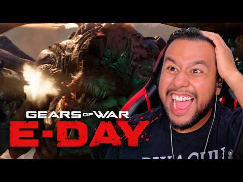 REACTION TO THE NEW GEARS OF WAR: E-DAY GAMEPLAY ⚙️🔥