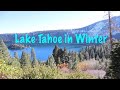 South Lake Tahoe, CA in winter (4K) | Heavenly Ski Resort | Emerald Bay