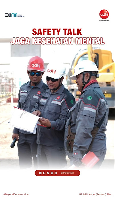 Morning talk, safety talk, toolbox meeting bukan cuma penting untuk keperluan koordinasi pekerjaan.