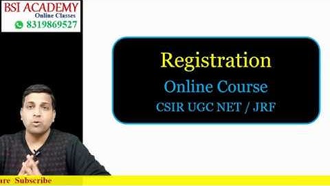 CSIR UGC NET/JRF December 2019 Online Registration