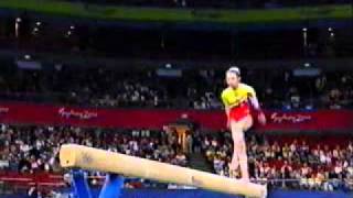 Dong Fangxiao 2000 Olympics Qualifications Beam