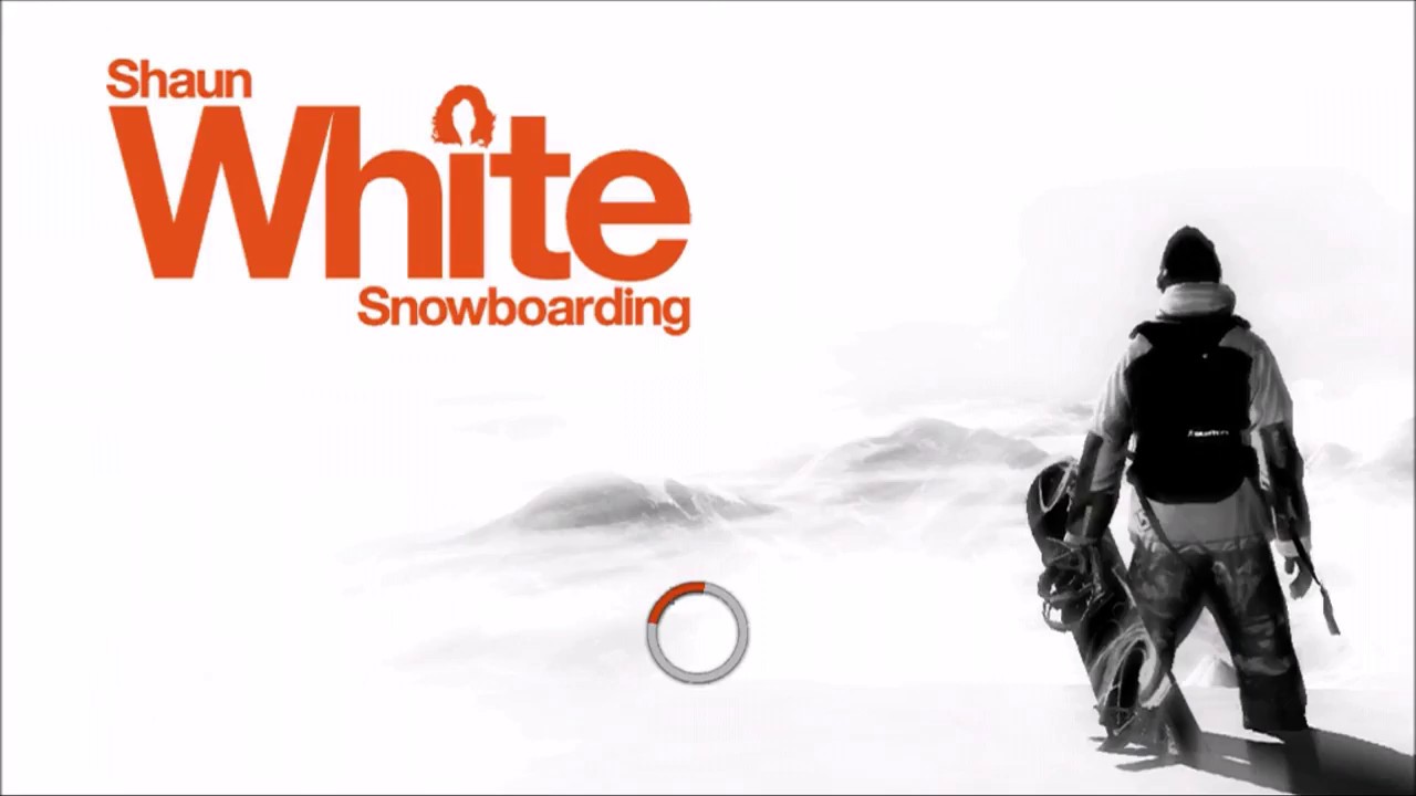 White snowboarding