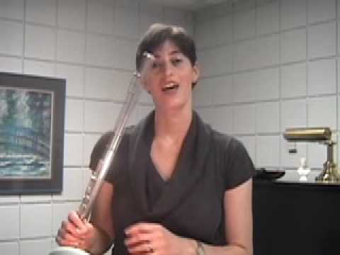 Nina Perlove - flute articulation/double tonguing part 1 YOUTUBE SYMPHONY