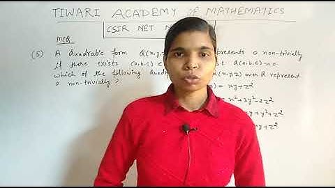 NOV 2020,MCQ QUESTION 5,CSIR NET/JRF MATHEMATICAL SCIENCES