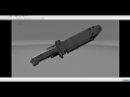 Knife fighting &quot;Bumblebee&quot; - 3D Design Model