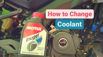 How to Change Coolant all  motorcycles | NS 200 |