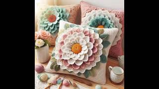 Beautiful Crochet Cushion Covers Designs (Sharing Ideas) #Crocheting #Crochetando