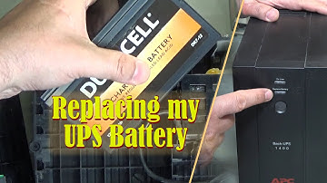 Vervangen van mijn UPS-batterij - APC Back UPS 1400U #0120