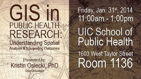 GIS in Public Health Research: Understanding Spatial Analysis & Interpreting Outcomes