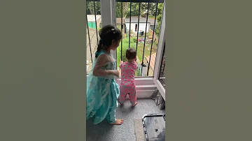 BABY SO HAPPY TO STAND AND LOOK OUTSIDE Baby Short Cute Shortvideo Cutebaby Viral Ytshorts 