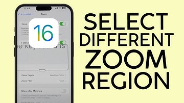 How to Change Zoom Region on iOS 16 | Full Screen Zoom or Window Zoom 2022