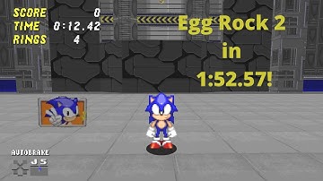 SRB2: Egg Rock Zone 2 Sonic in 1:52.57!