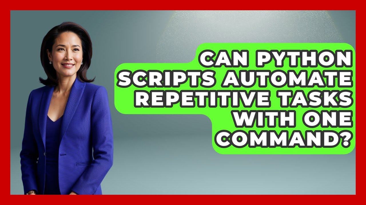 Can Python Scripts Automate Repetitive Tasks With One Command? - Python Code School