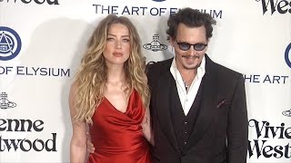 Johnny Depp & Amber Heard 2016 Heaven Gala Red Carpet