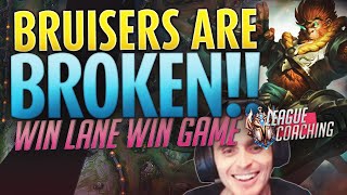 Why bruisers are BROKEN OP in the meta - Challenger LoL Coaching