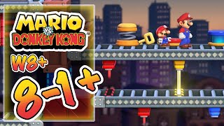 Mario vs Donkey Kong - Level 8-1+ - All Presents (Gifts) W8+ - Twilight City Plus