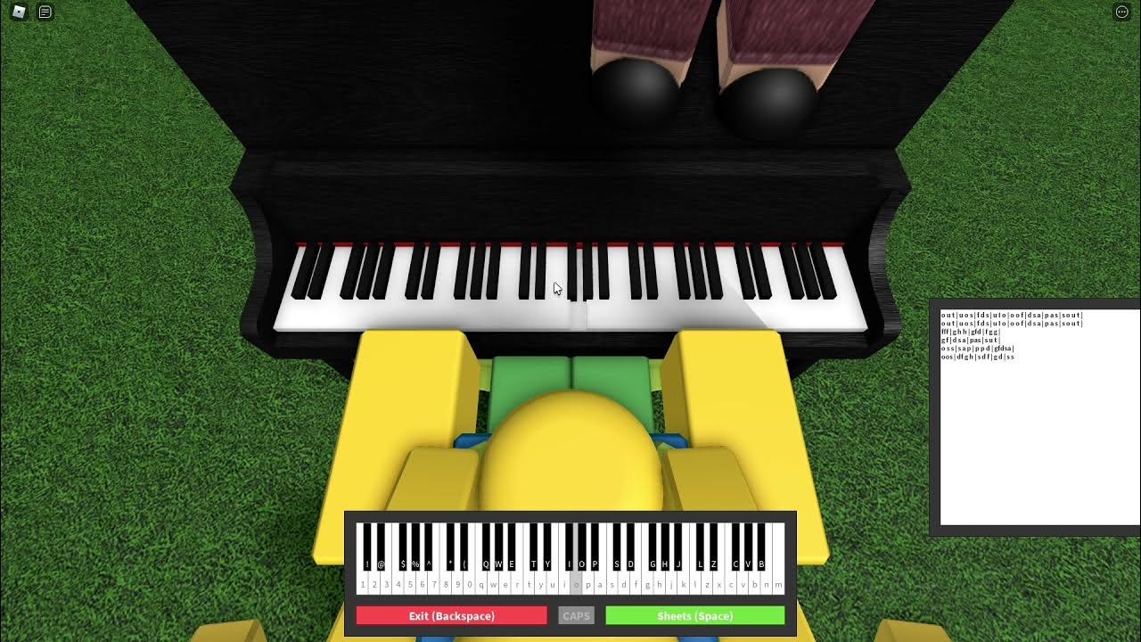 Star Spangled Banner (United States Anthem) - Roblox Piano (notes in