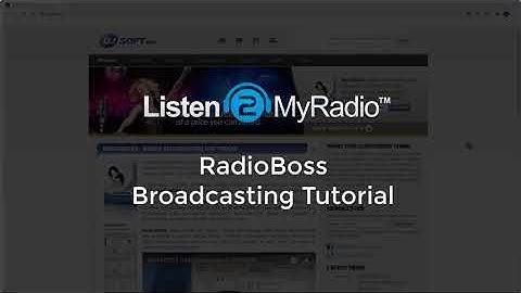 Listen2Myradio RadioBoss Streaming Software Tutorial