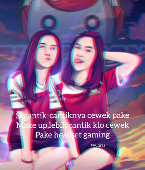 story wa cewek gamers