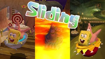 The SpongeBob SquarePants Movie Game - All Slides [4K]