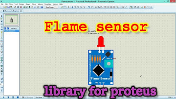 flame sensor library for Proteus || How to add Flame sensor library in proteus