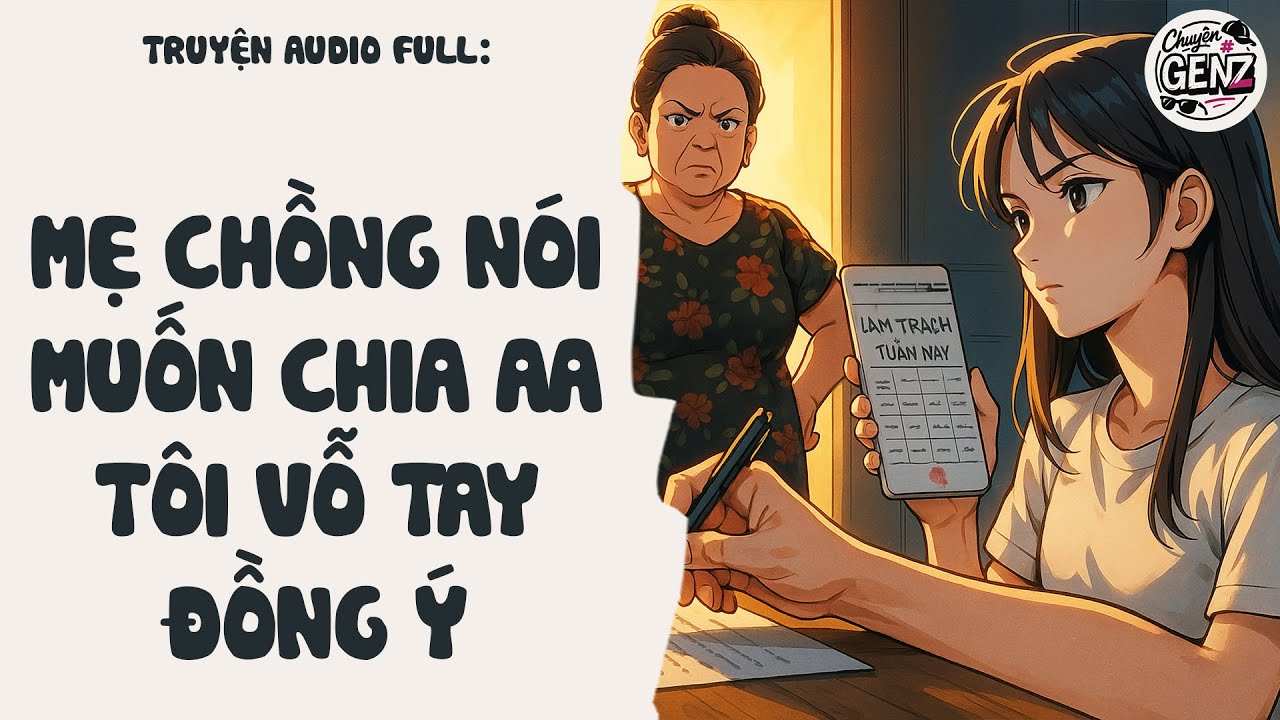 Truyện audio Full | Mẹ chồng nói muốn chia AA, tôi vỗ tay đồng ý| Chuyện GenZ Audio