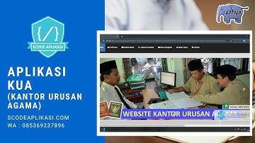 Source Code Aplikasi informasi KUA (Kantor Urusan Agama) Berbasis WEB
