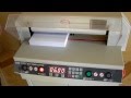 GUILLOTINE® EC17/EC19 Electric Paper Cutter Demo