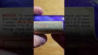 Milk of Magnesia Tablets #vintage #bottle #shortsfeed #shorts #viralvideo #viral #old #antique #asmr