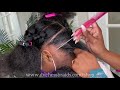 How to: Big Knotless Box Braids