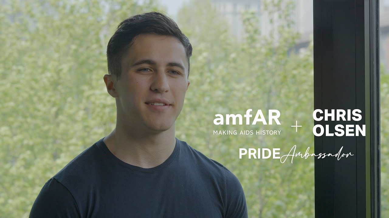 amfAR’s 2023 Pride Ambassador: Chris Olsen