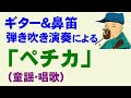 ギター&amp;鼻笛弾き吹き演奏による「ペチカ」(童謡・唱歌)