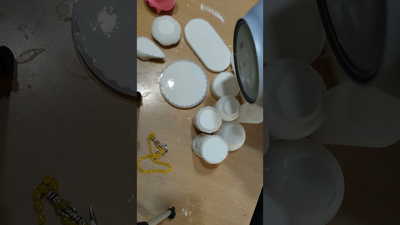 Silikon kalıp ve taş tozu harcı ile büyüleyici dekoratif ürünler nasıl yapılır?