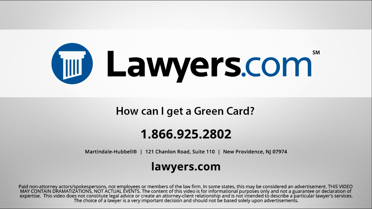 Lawyers Answers How Can I Get A Green Card YouTube