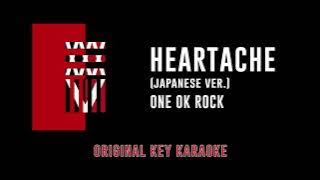 Heartache - ONE OK ROCK | カラオケ | 35xxxv | Karaoke Instrumental with Lyrics