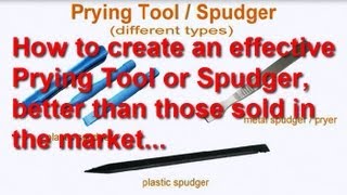 How to make a prying tool or spudger for tablet, laptop, cellphone