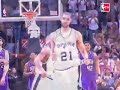 Bonzi Wells Kevin Martin Vs Tony Parker Manu Ginobili Bruce Bowen Robert Horry Tim Duncan