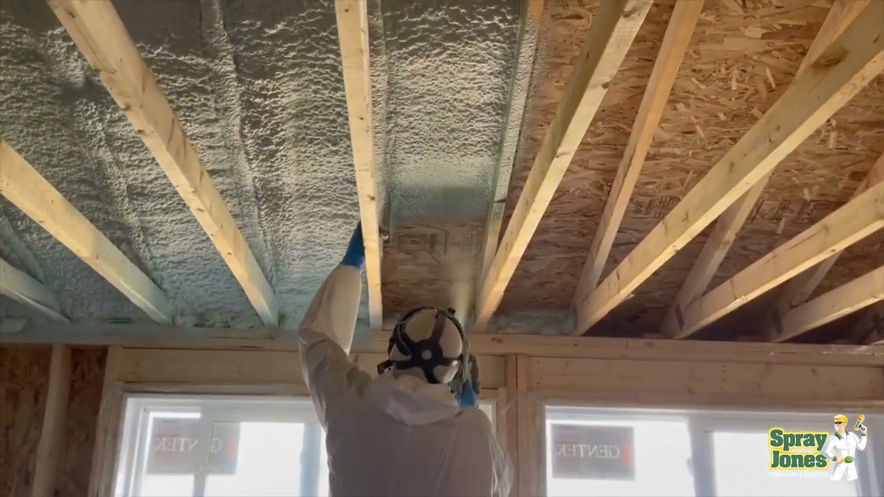 Small Spray Foam Insulation Roof | The future is FOAM! - YouTube