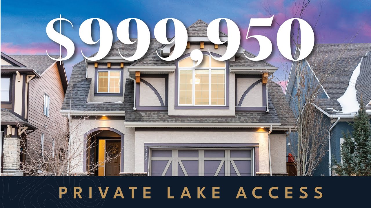 Estate Home For Sale In Mahogany Lake Calgary YouTube