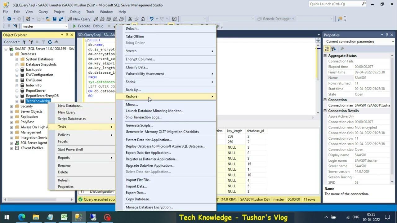 Database encryption