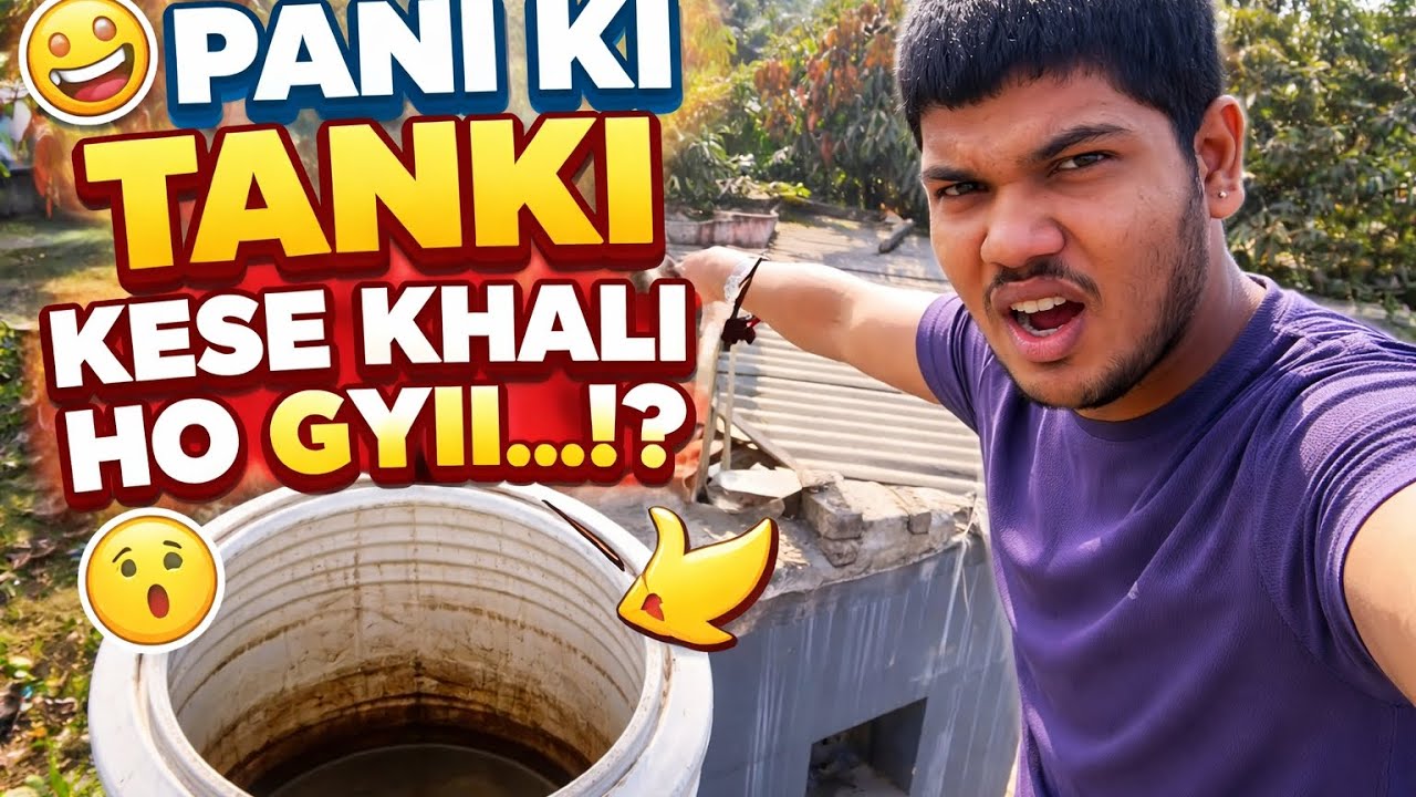 WINTER MA PANI KI TANKI KESE KHALI HO Gyi..............