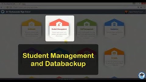 Student Management 1 | Online & Offline ERP School Software | My School My Software | 9550201984