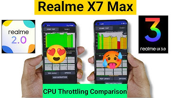 Realme X7 Max CPU Throttling Test Realme Ui 2.0 vs Realme Ui 3.0 which is Best Shocking Results OMG