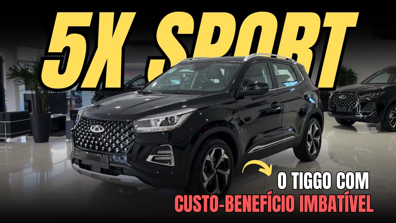 TIGGO 5X SPORT 2026. Por R$120 MIL REAIS. Quais as NOVIDADES? O Melhor da Categoria? Confira!