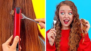 TIPS Y TRUCOS ASOMBROSOS PARA TU CABELLO || Ideas femeninas fáciles e increíbles por 123 GO!