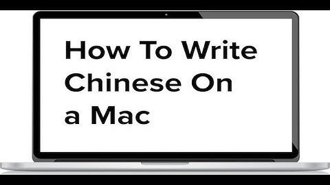 This is how you install/enable Chinese Handwriting (Trackpad) on your Mac