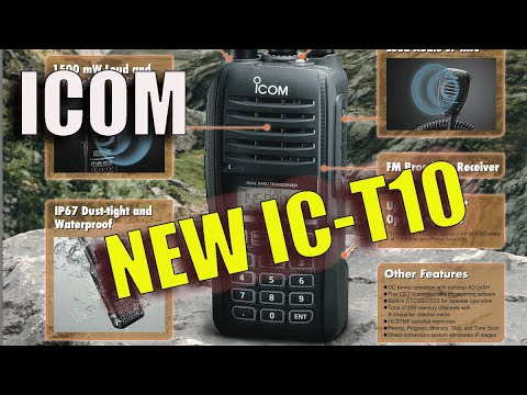 HAM RADIO ICOM IC-T10 - Released April 2022. What are its Main Features.