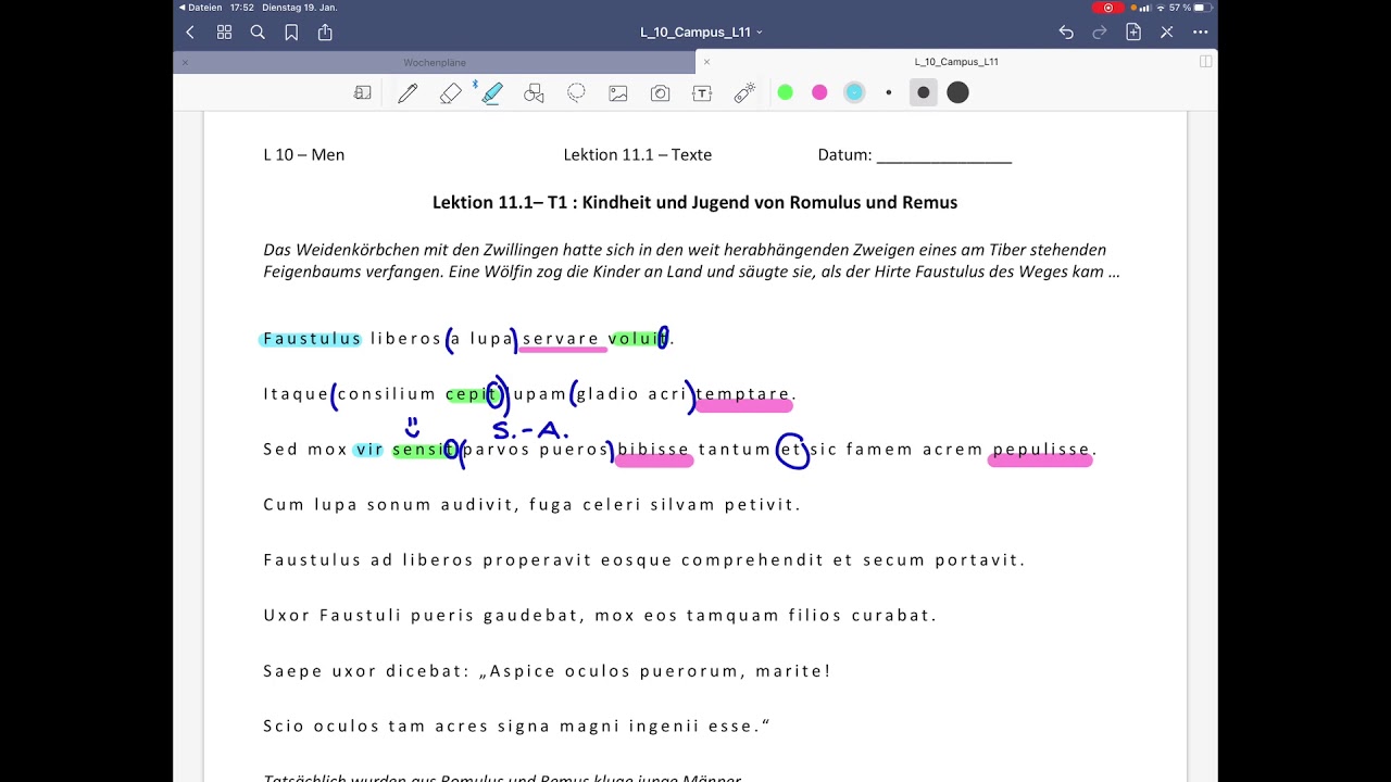 Cursus 3 Texte übungen Ausgabe B Lösungen www.youtube.com