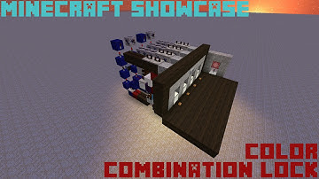 Minecraft Showcase - Color Combination Lock